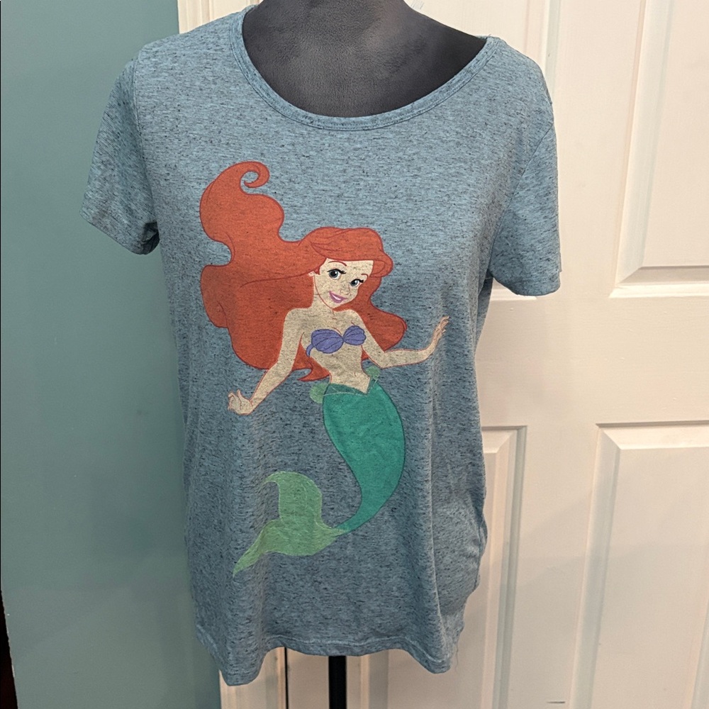 2/$12 Sale! Disney Little Mermaid Ariel Blue T-Shirt